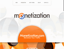 Tablet Screenshot of monetization.com